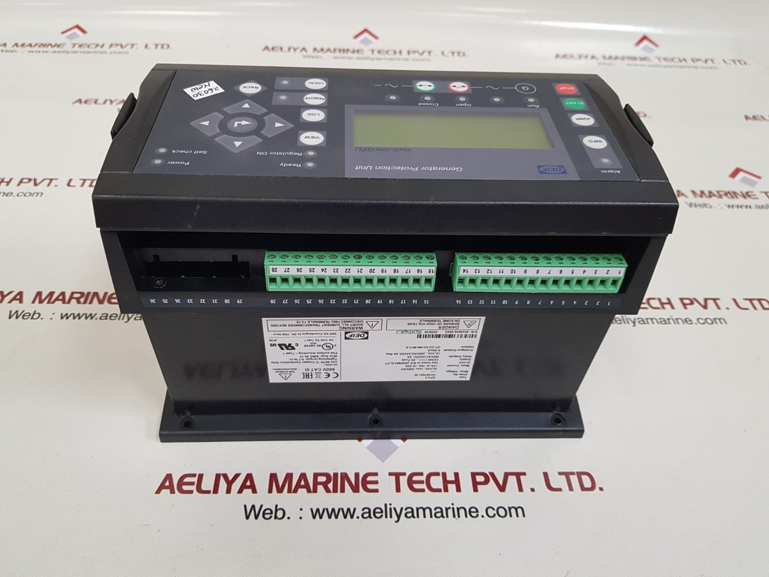 Deif gpu-3 generator protection unit