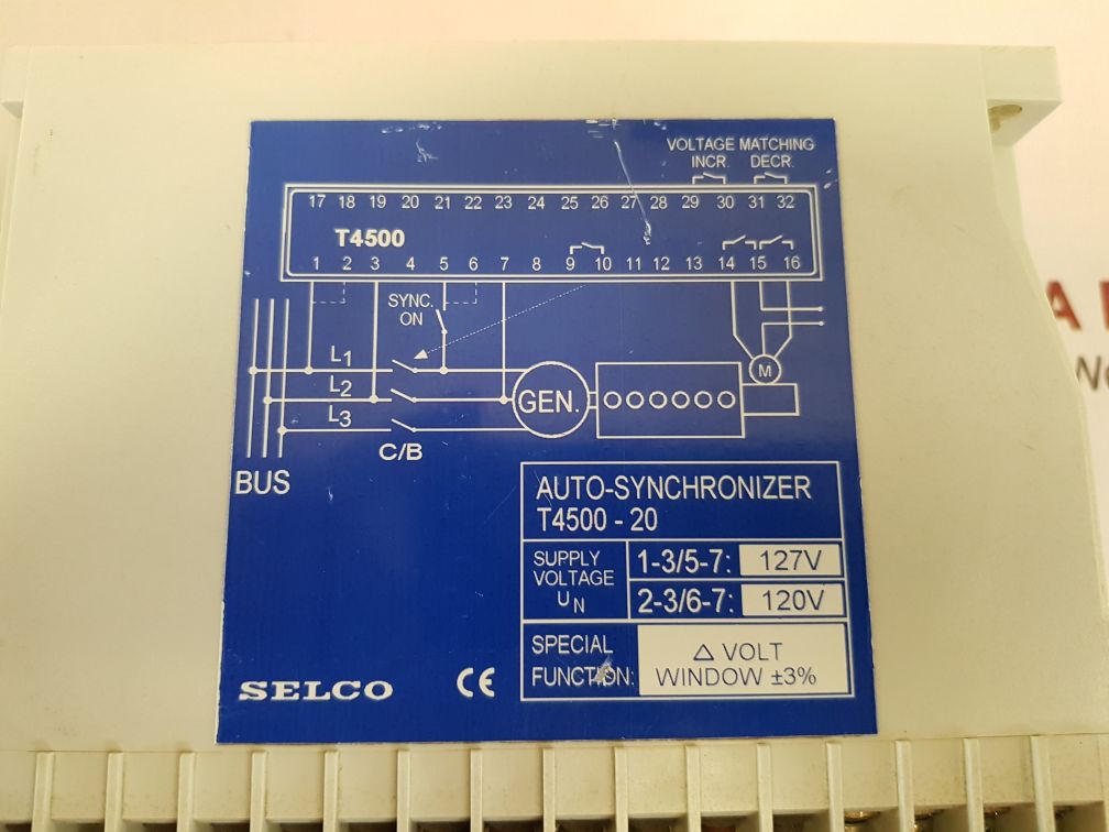Selco t4500 auto-synchronizer t4500-20