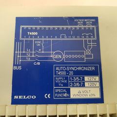 Selco t4500 auto-synchronizer t4500-20