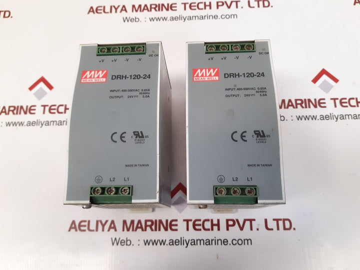 Mean well drh-120-24 din power supply unit