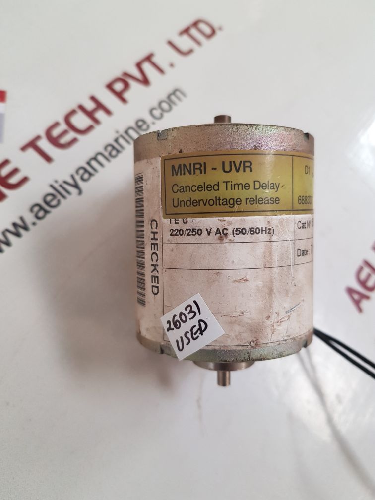 Mnr-uv undervoltage release for masterpact circuit breaker 685 692
