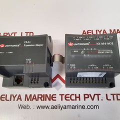 Unitronics io-ai4-ao2 expansion module with ex-a1 expansion adapter