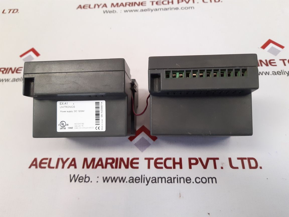 Unitronics io-ai4-ao2 expansion module with ex-a1 expansion adapter