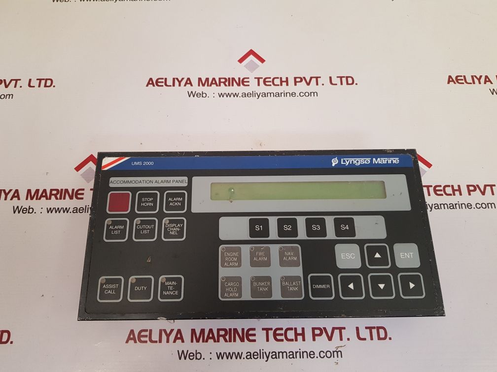 Lyngso marine ums 2000 accommodation alarm panel