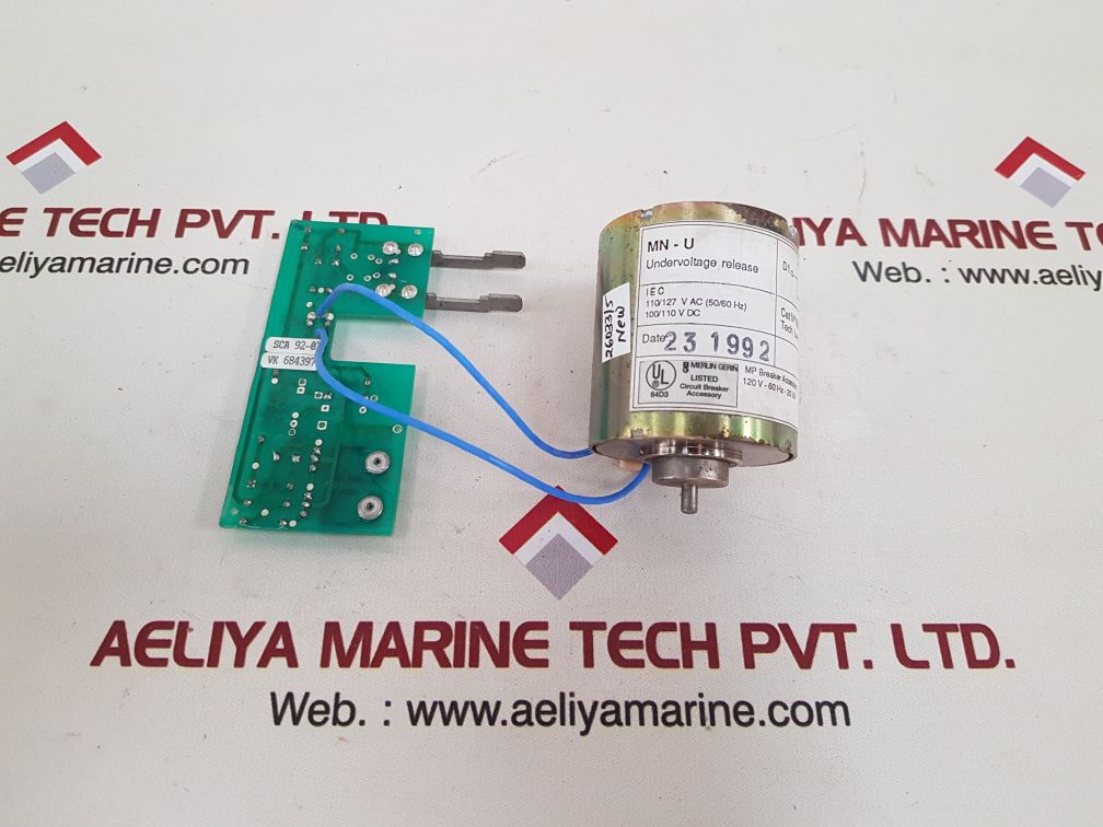 Merlin gerin mn-u 685679 undervoltage release masterpact circuit breaker
