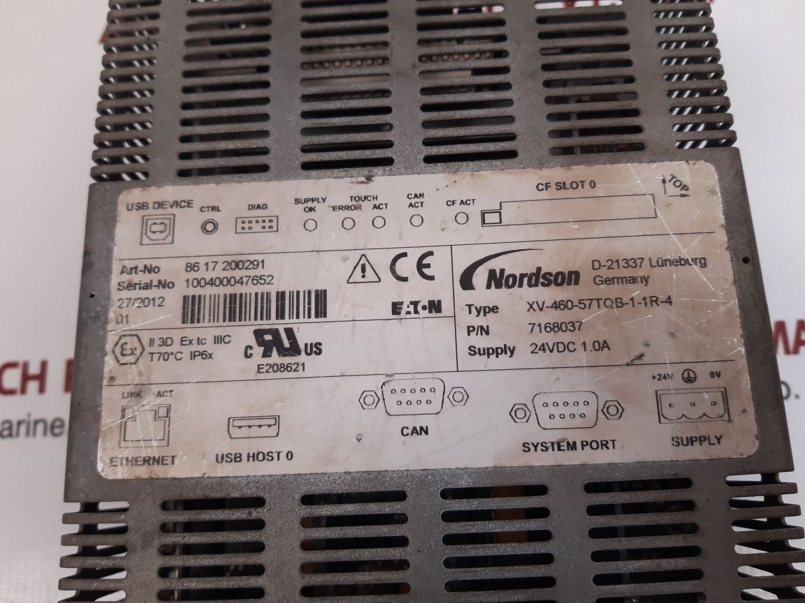 Nordson xv-460-57tqb-1-1r-4 touch screen panel