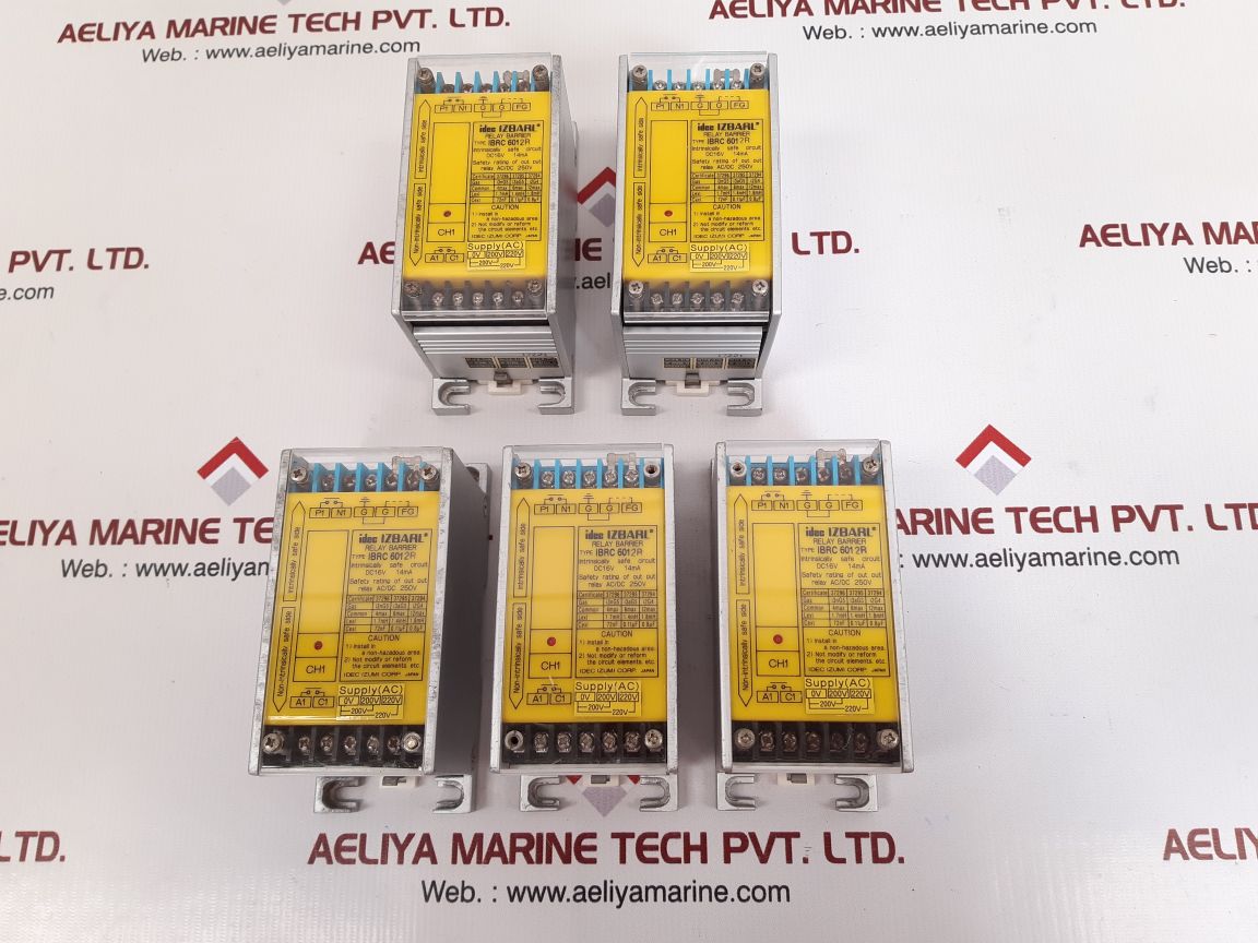 Idec ibrc 6012r relay barrier