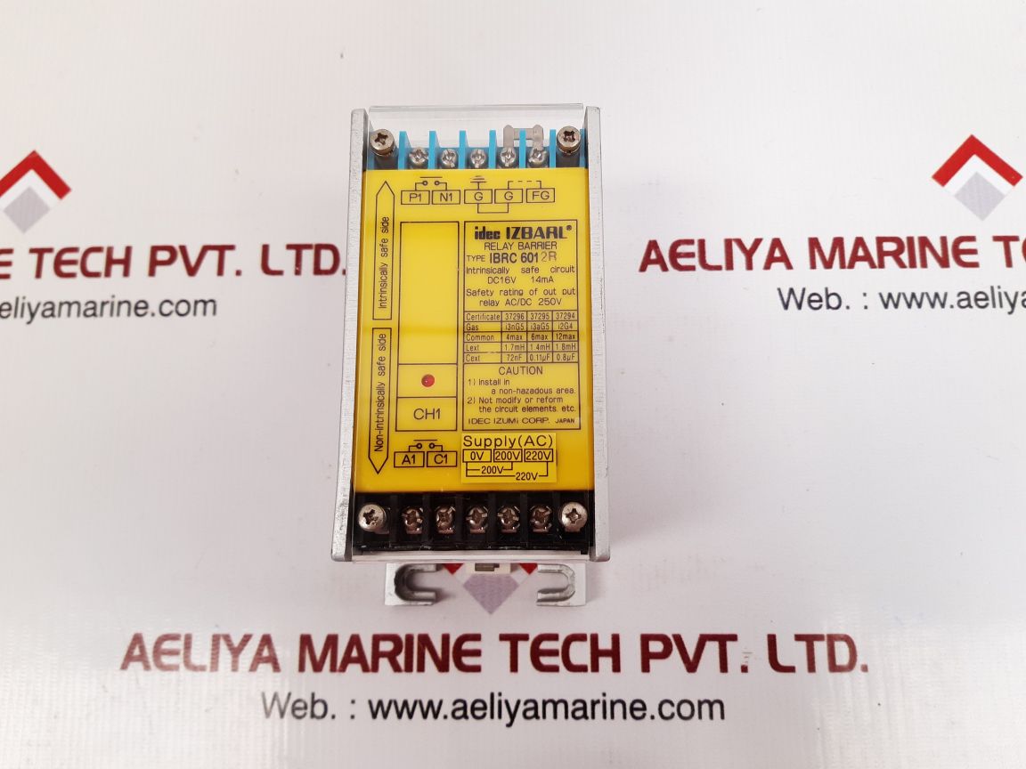 Idec ibrc 6012r relay barrier