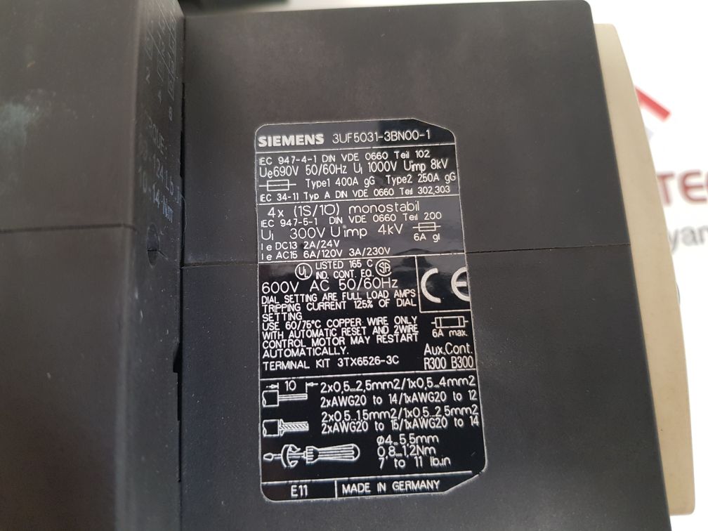 Siemens 3uf5031-3bn00-1 profibus-dp simocode module used