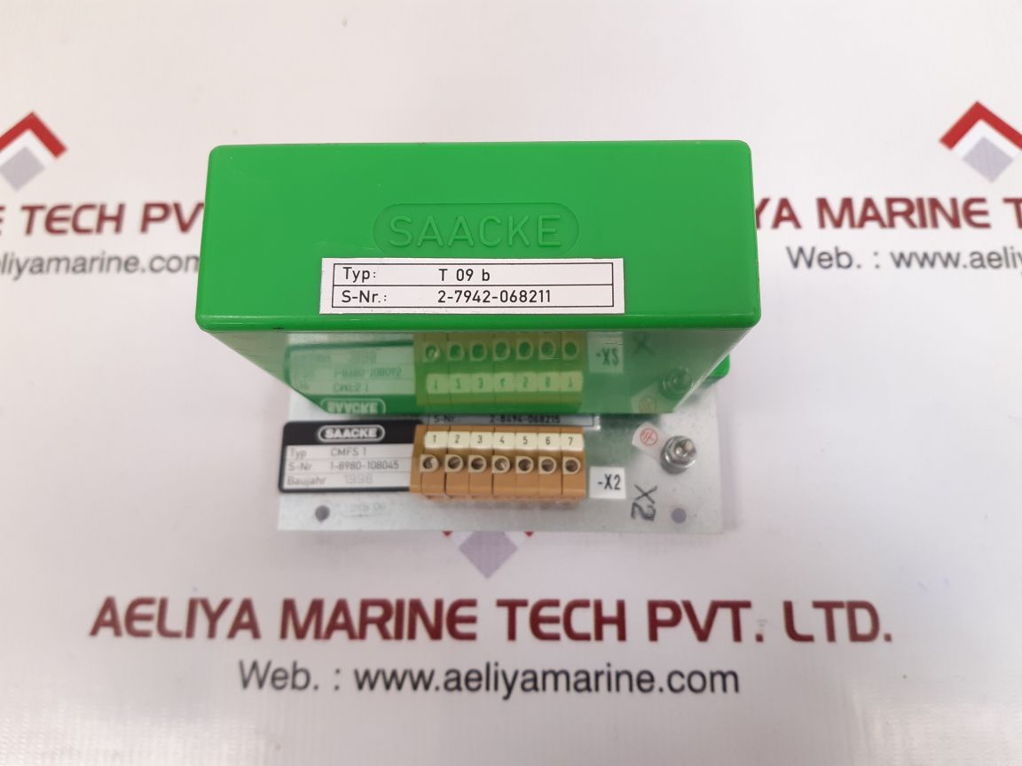 Saacke cmfs 1 burner control unit t 09 b used