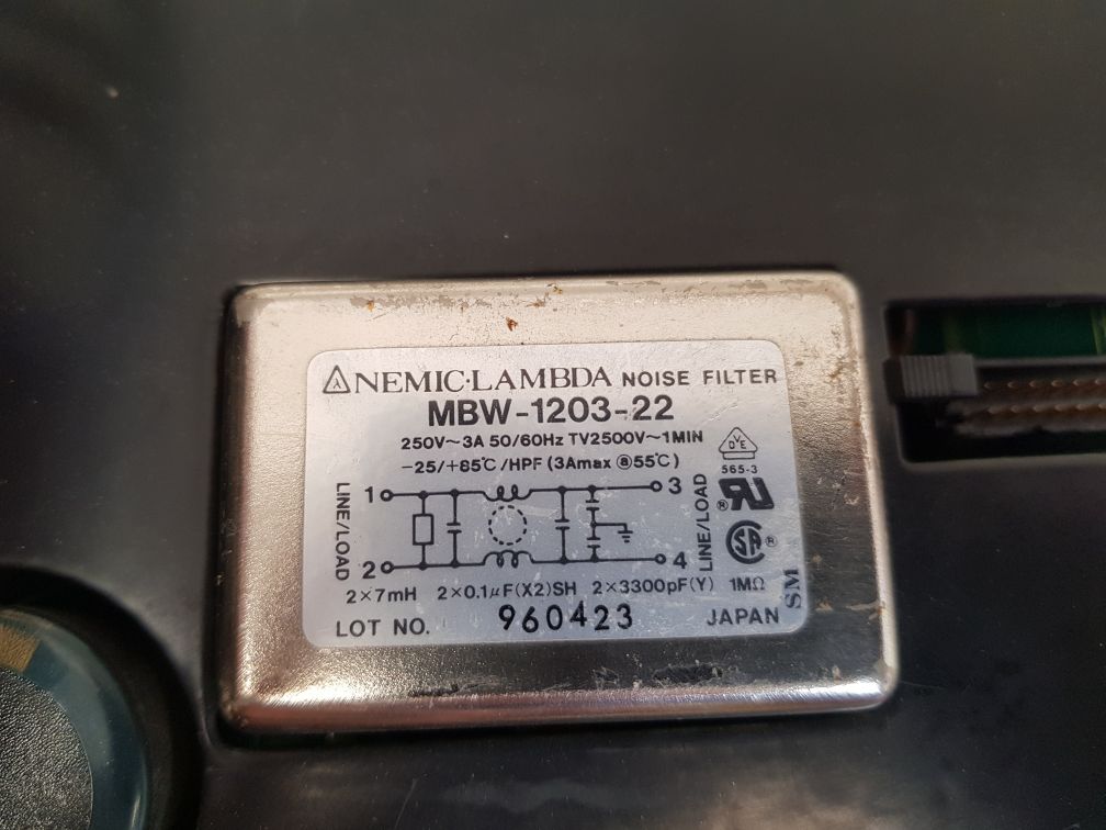 Nemic-lambda mbw-1203-22 noise filter