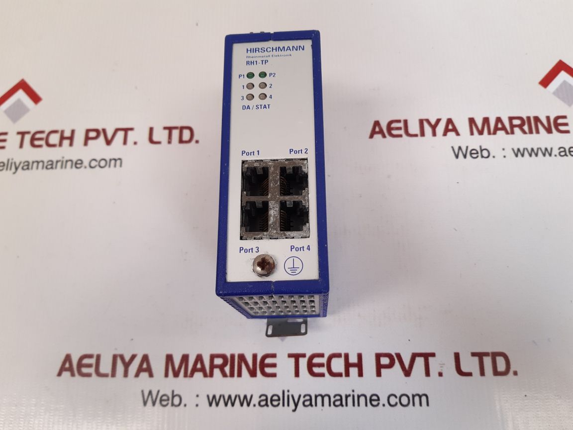 Hirschmann rh1-tp rail hub ethernet switch