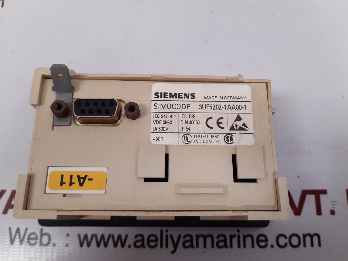 Siemens simocode 3uf5202-1aa00-1 module USed 