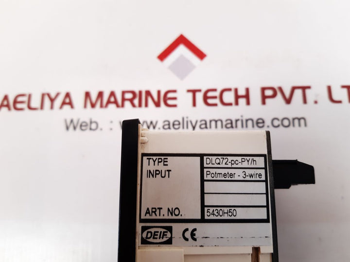Deif dlq72-pc-py/h rudder system