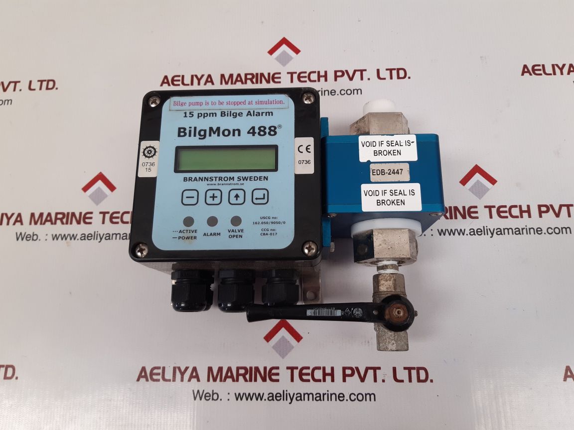 Brannstrom bilgmon 488 monitor 15ppm bilge alarm