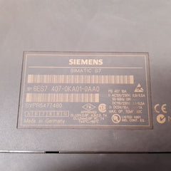 Siemens 6es7 407-0ka01-0aa0 power supply module