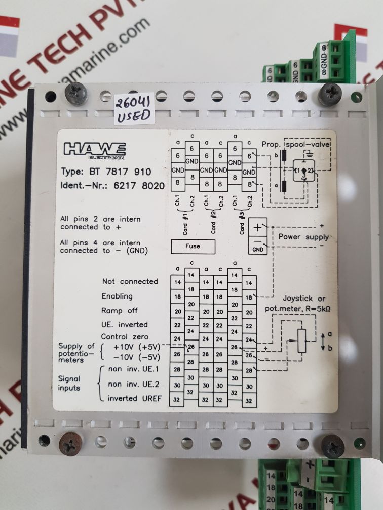 Hawe bt 7817 910 amplifier
