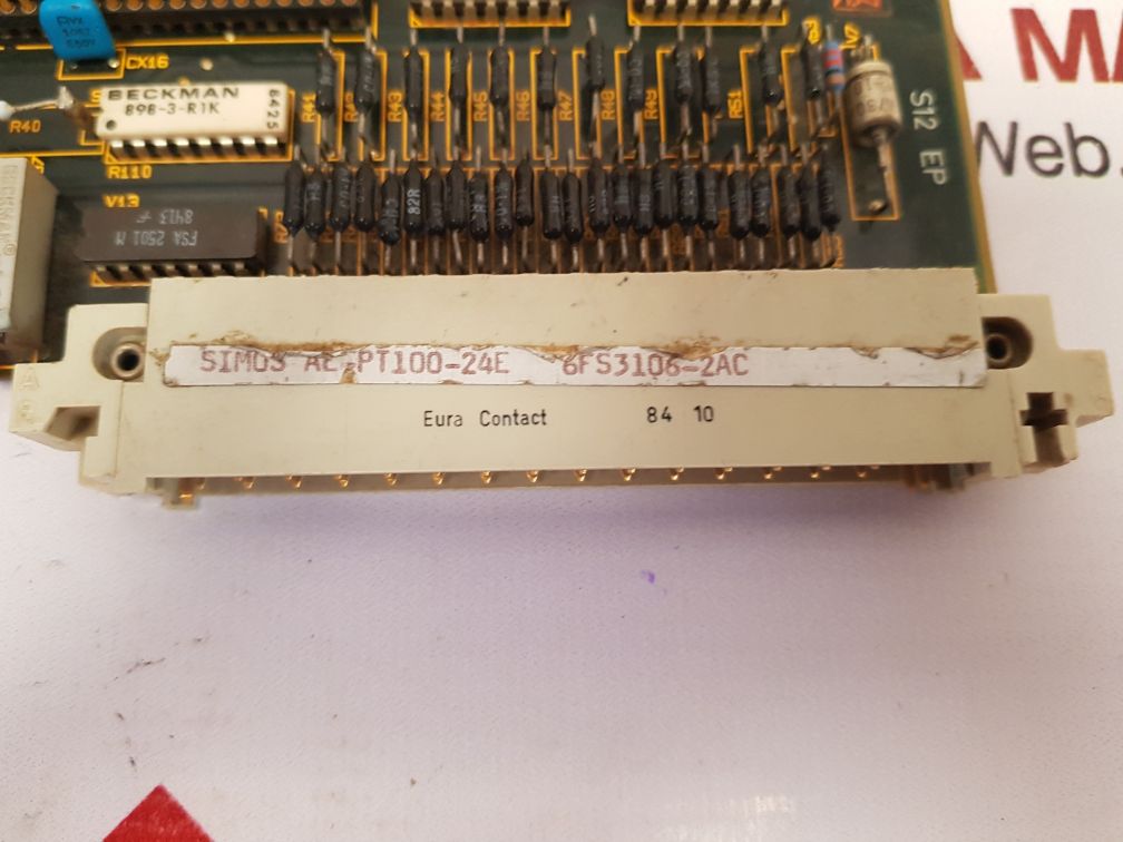 Siemens/Simos 6fs3108-2ac pcb card ae pt100-24e