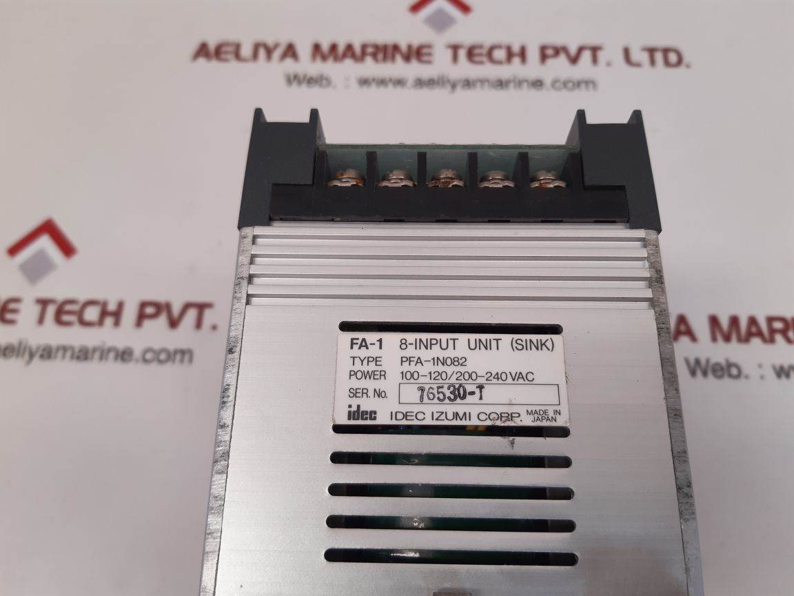 Idec pfa-1n082 fa-1 8-input unit used