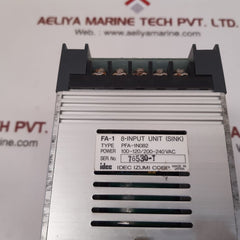 Idec pfa-1n082 fa-1 8-input unit used