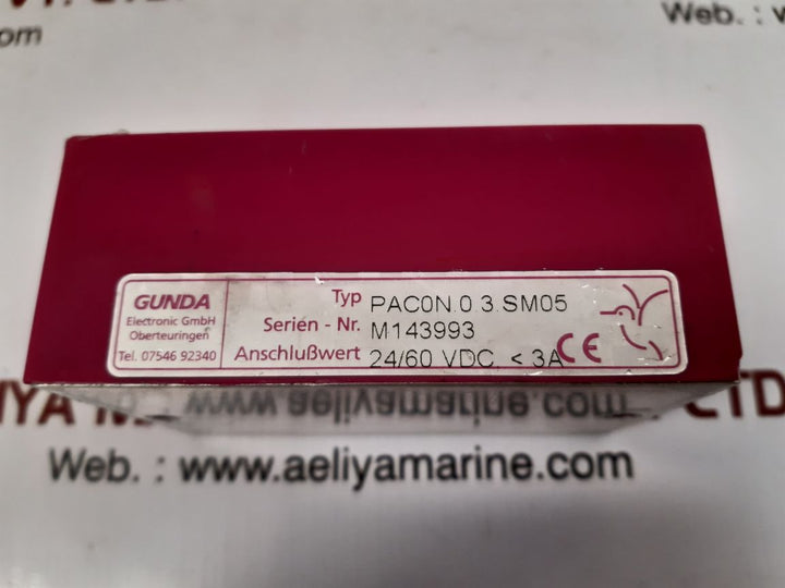 Gunda electronic pac0n.0.3.sm05 minipac used
