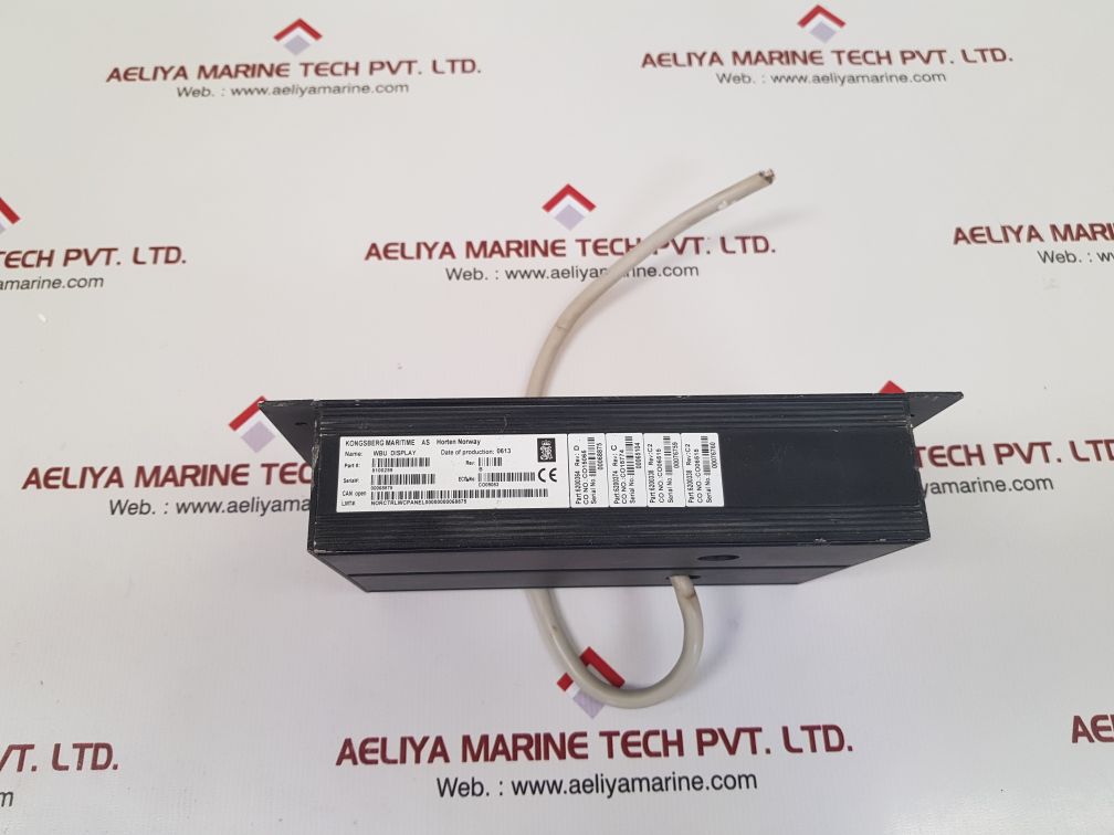Kongsberg 8100259 wbu display watch bridge unit 