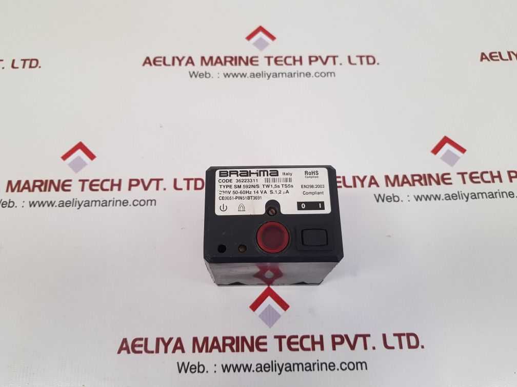 Brahma 36223311 control box sm 592n/s tw1,5s ts5s burner controller