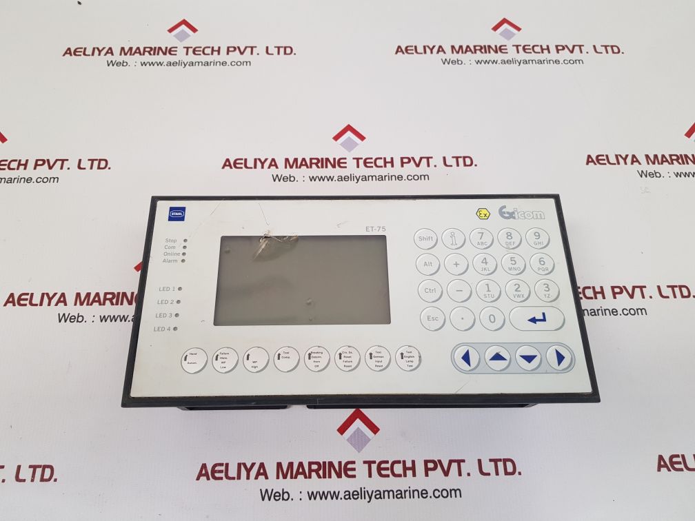 Stahl exicom et-75-rs422 hmi operator terminal