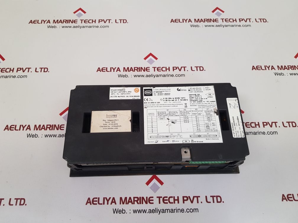 Stahl exicom et-75-rs422 hmi operator terminal