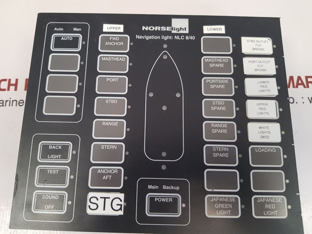 Norse light nlc 8/40 control panel 