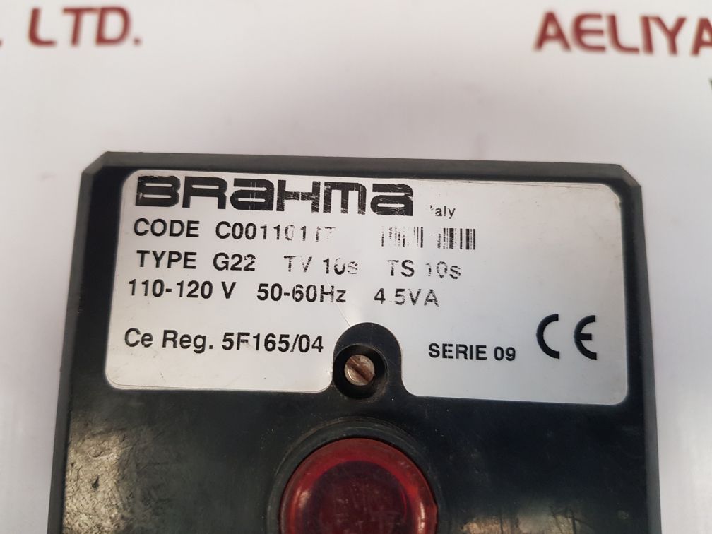 Brahma g22 burner panel boiler c00110117 