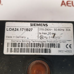 Siemens loa24.171b27 congo oil burner control box