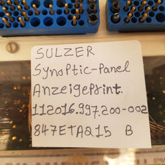 Sulzer 847eta215 b synoptic-panel 112016.997.200-002