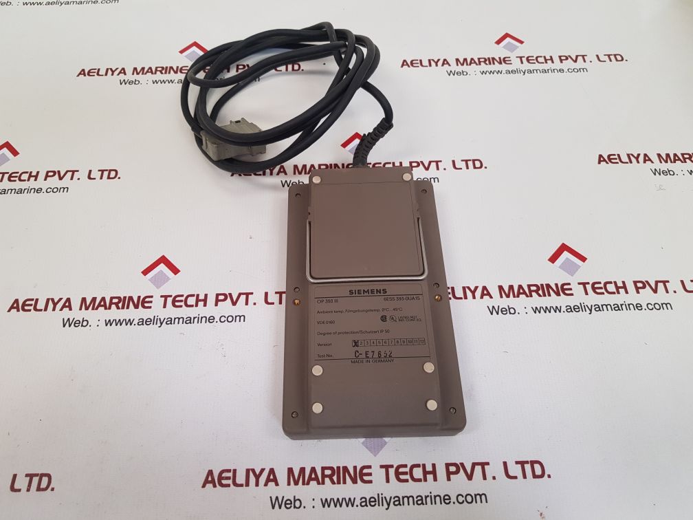 Siemens op 393 iii  6es5 393-0ua15 operator interface panel