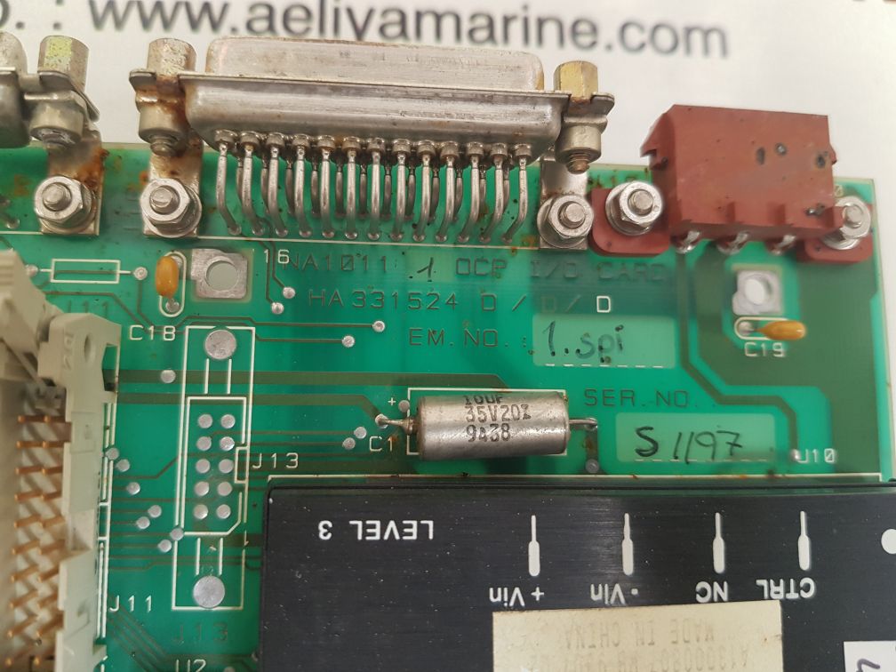 Norcontrol ha331524 d/d/d na1011.1 i/o card
