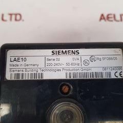 Siemens lae10 flame controller used