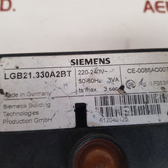 Siemens lgb21.330a2bt burner sequence controller