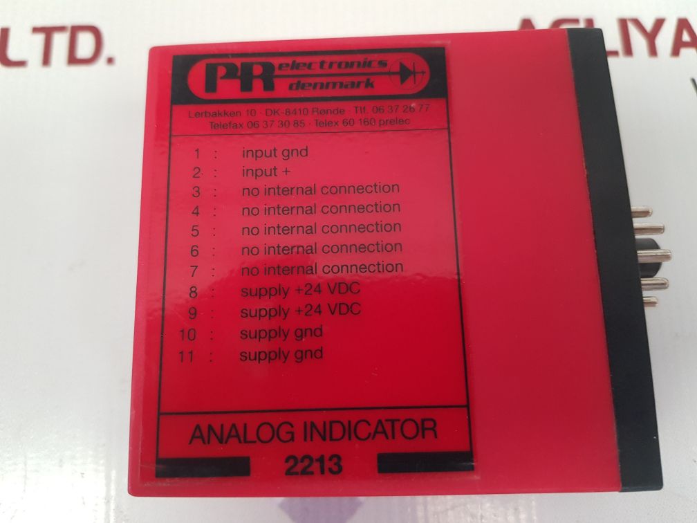 Pr electronics 2213 analog indicator 