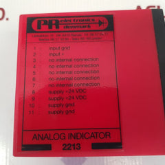 Pr electronics 2213 analog indicator 