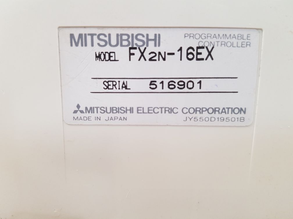 Mitsubishi fx2n-48er-es/ul programmable controller fx2n-16ex