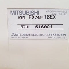 Mitsubishi fx2n-48er-es/ul programmable controller fx2n-16ex