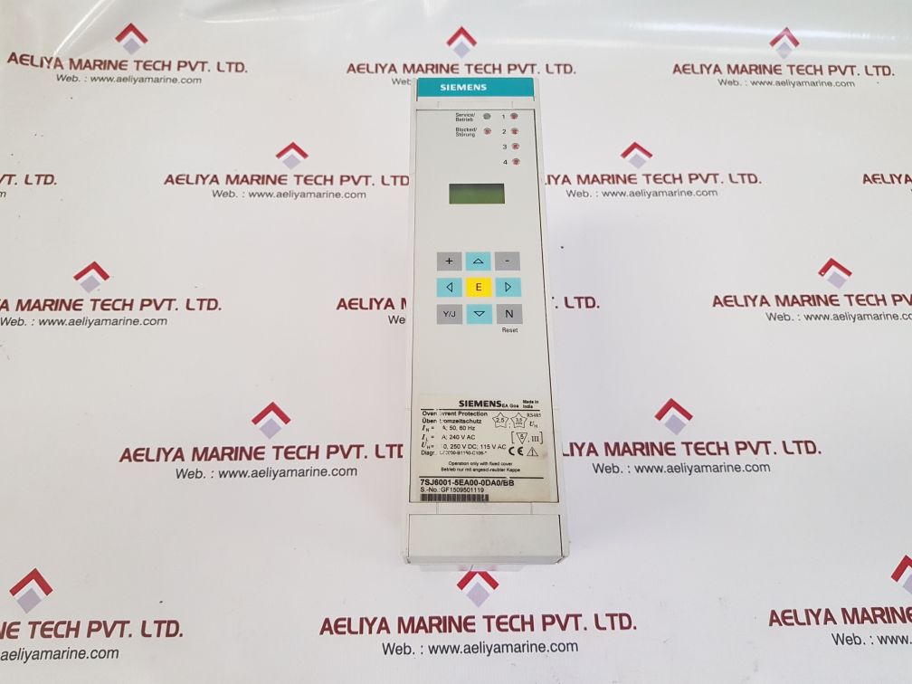 Siemens 7sj6001-5ea00-0da0/bb overcurrent protection new