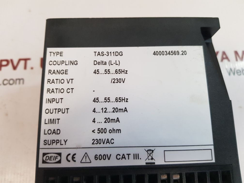 Deif tas-311dg control panel signal transmitter 