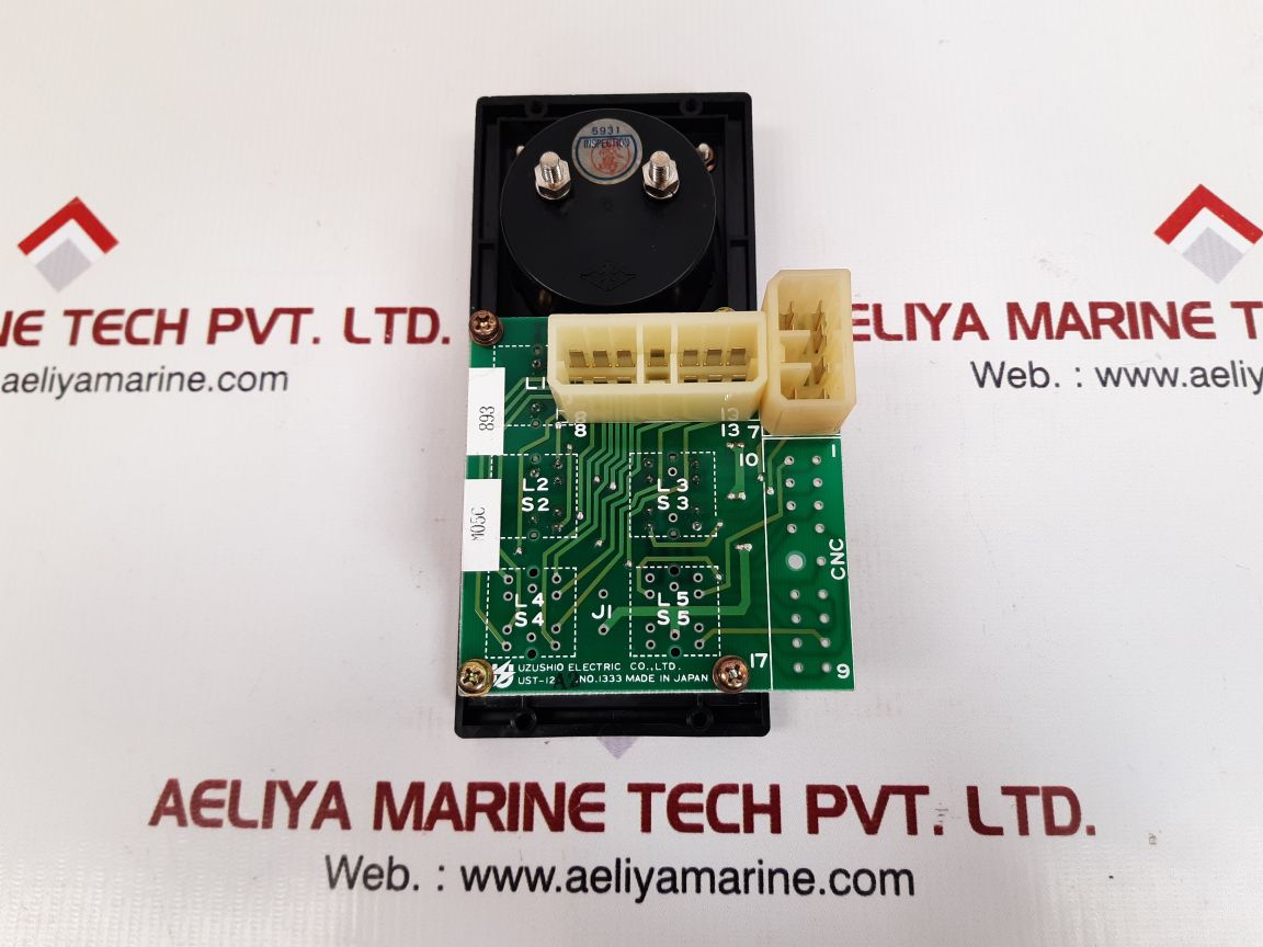 Toyo keiki acf-6 amp panel meter with uzushio ust-12a2 pcb card