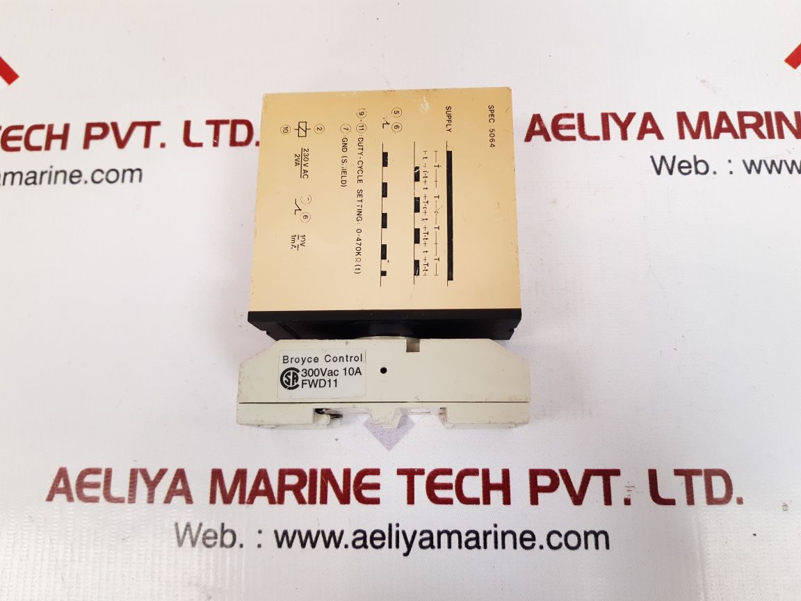 Combserve spec 5064 coal feed timer