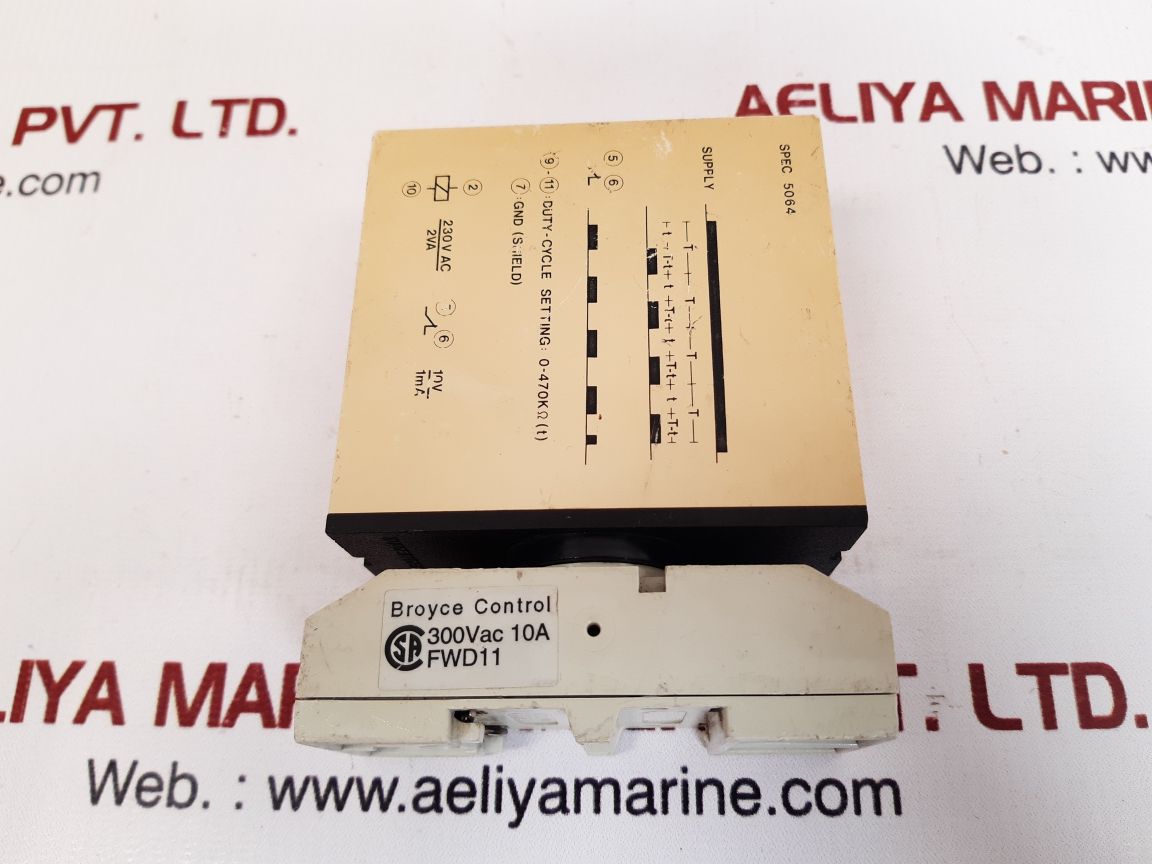 Combserve spec 5064 coal feed timer