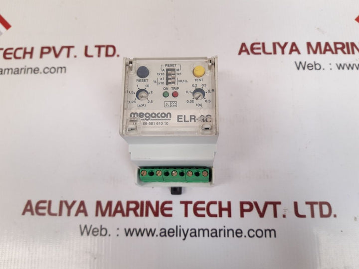 Megacon elr-3c earth fault relay