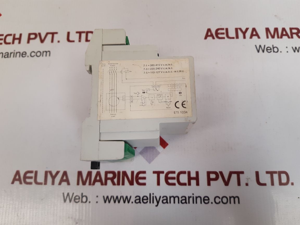 Megacon elr-3c earth fault relay