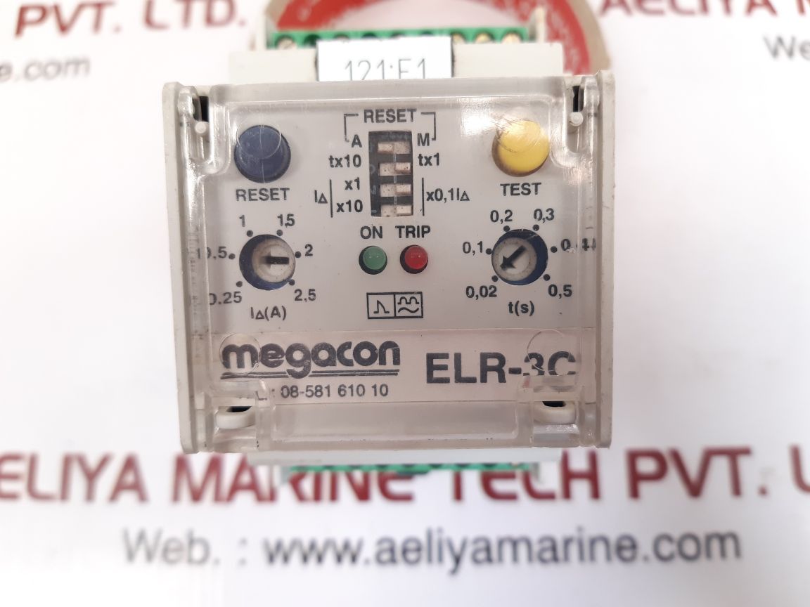 Megacon elr-3c earth fault relay
