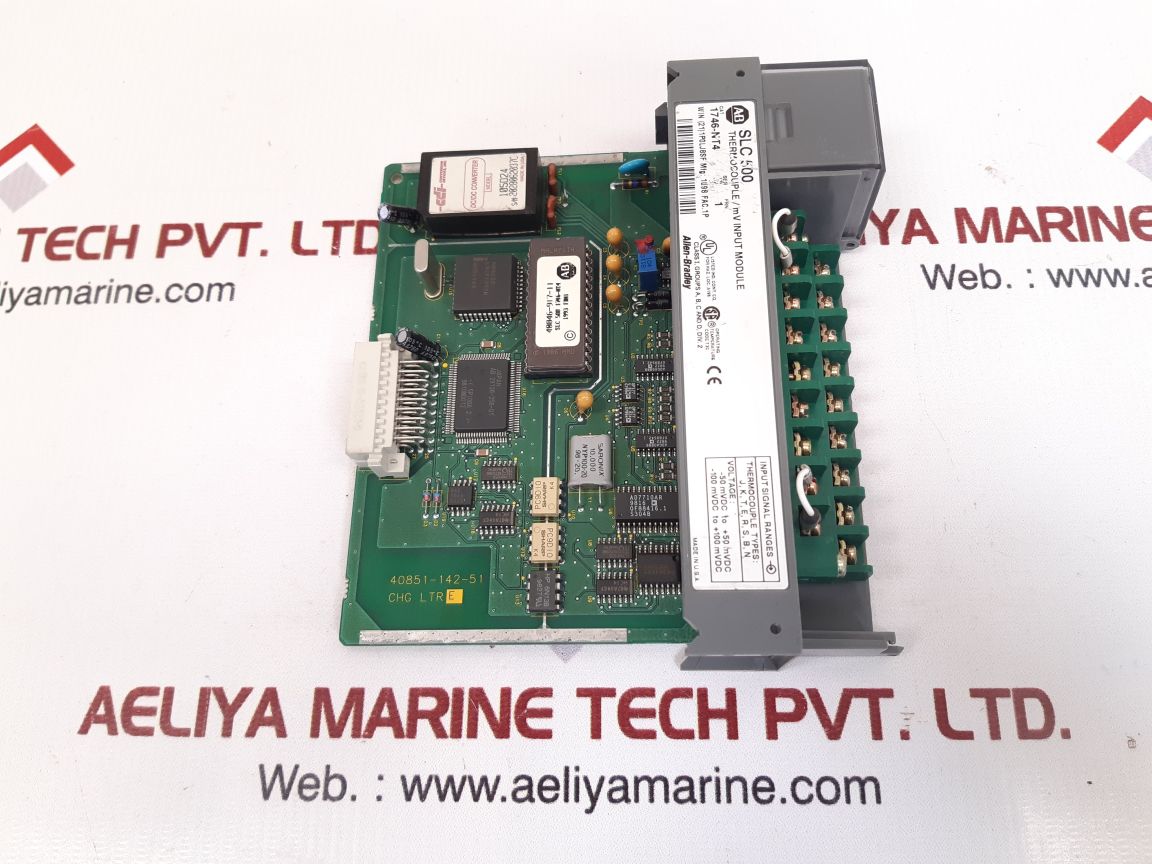 Allen-bradley 1746-nt4 slc 500 input module thermocouple terminal
